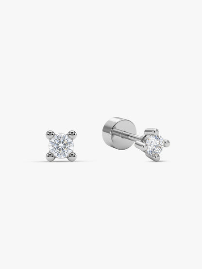 Silver Eris Ear Piercings