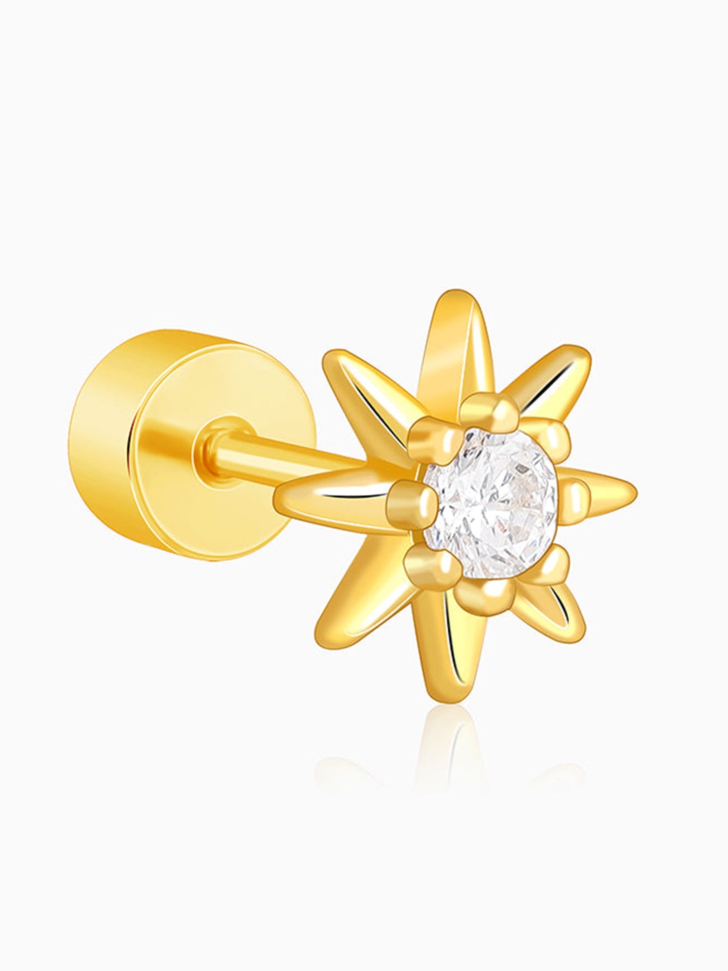 Golden Zora Ear Piercings