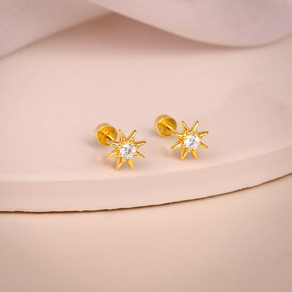 Golden Zora Ear Piercings
