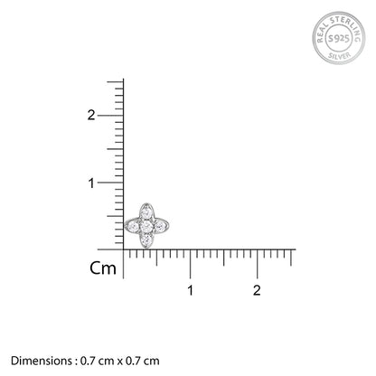 Silver Bluma Ear Piercings- silver ear piercing for girls