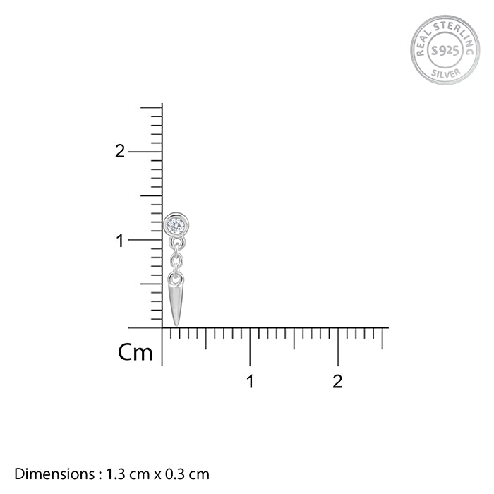 Silver Strix Ear Piercings- silver ear piercing for girls