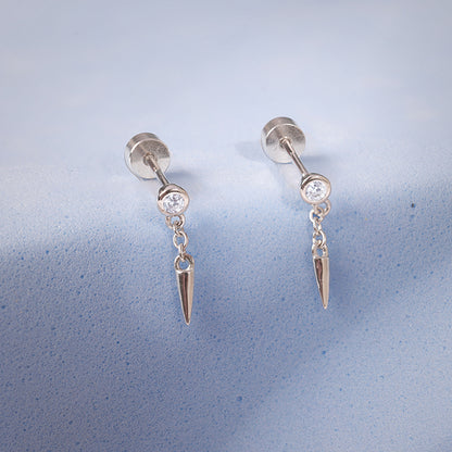 Silver Strix Ear Piercings