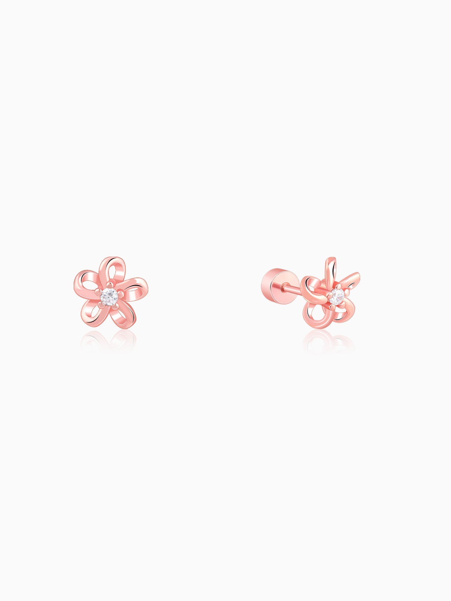 Rose Gold Zyra Ear Piercings