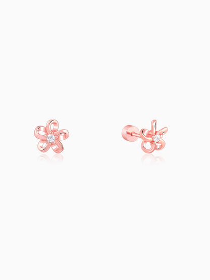 Rose Gold Zyra Ear Piercings