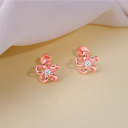 Rose Gold Zyra Ear Piercings