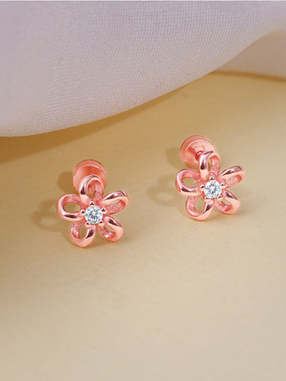 Rose Gold Zyra Ear Piercings