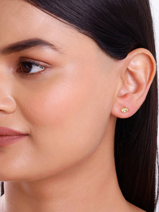 Golden Eyeconic Ear Piercings