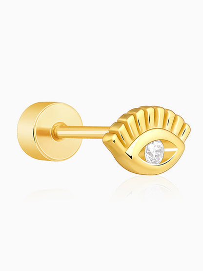 Golden Eyeconic Ear Piercings