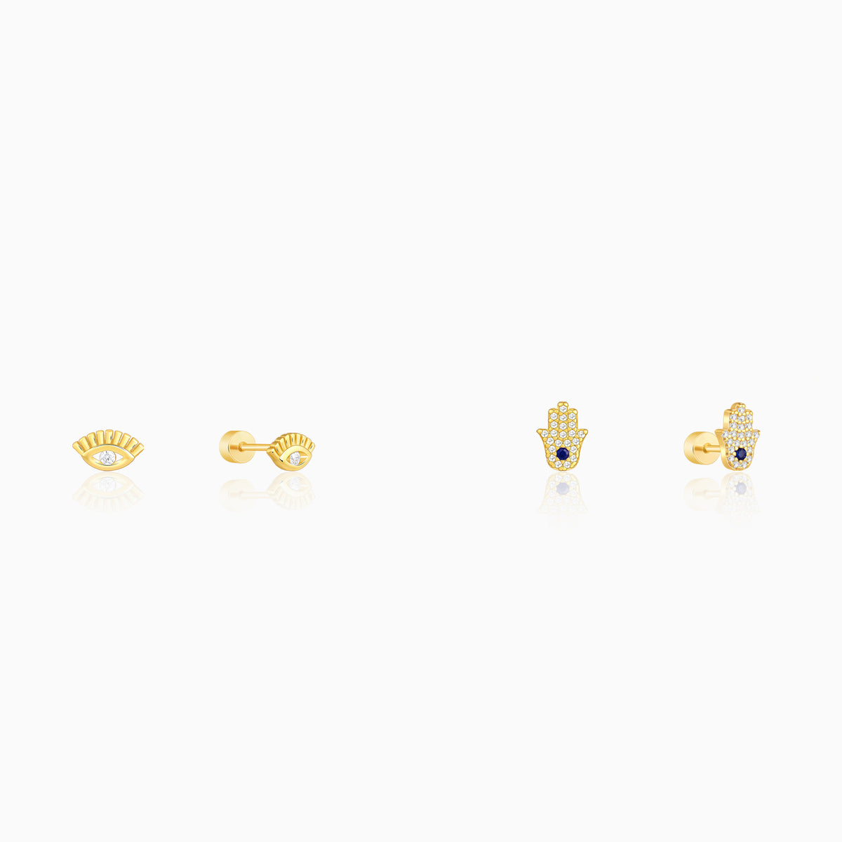 Golden Ayra Piercing Set