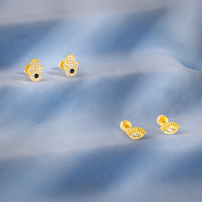 Golden Ayra Piercing Set