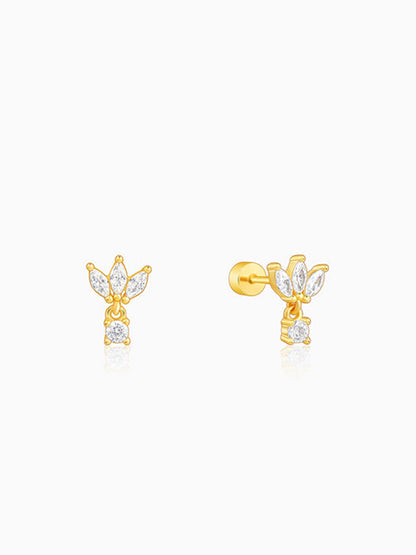 Golden Zinnia Ear Piercings