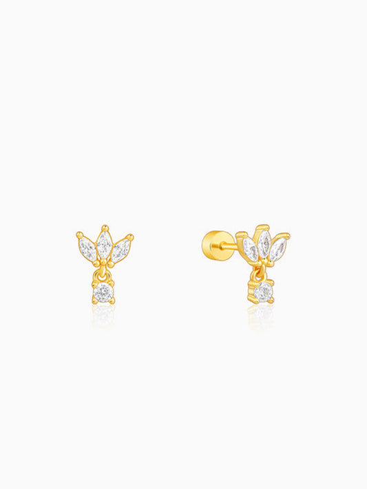 Golden Zinnia Ear Piercings