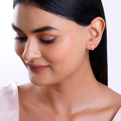 Golden Zinnia Ear Piercings