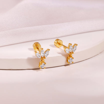 Golden Zinnia Ear Piercings