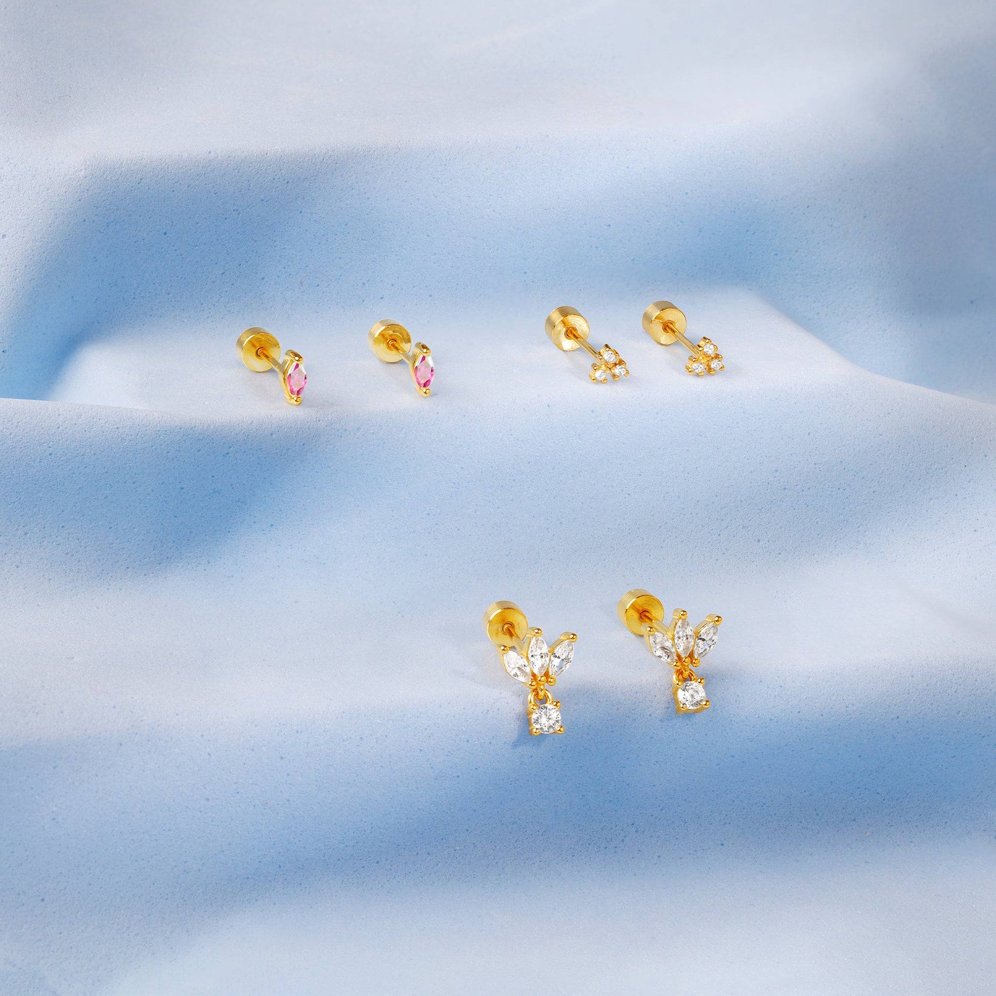 Golden Lumiya Ear Piercing Set