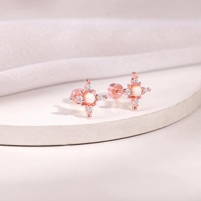 Rose Gold Looney Ear Piercings