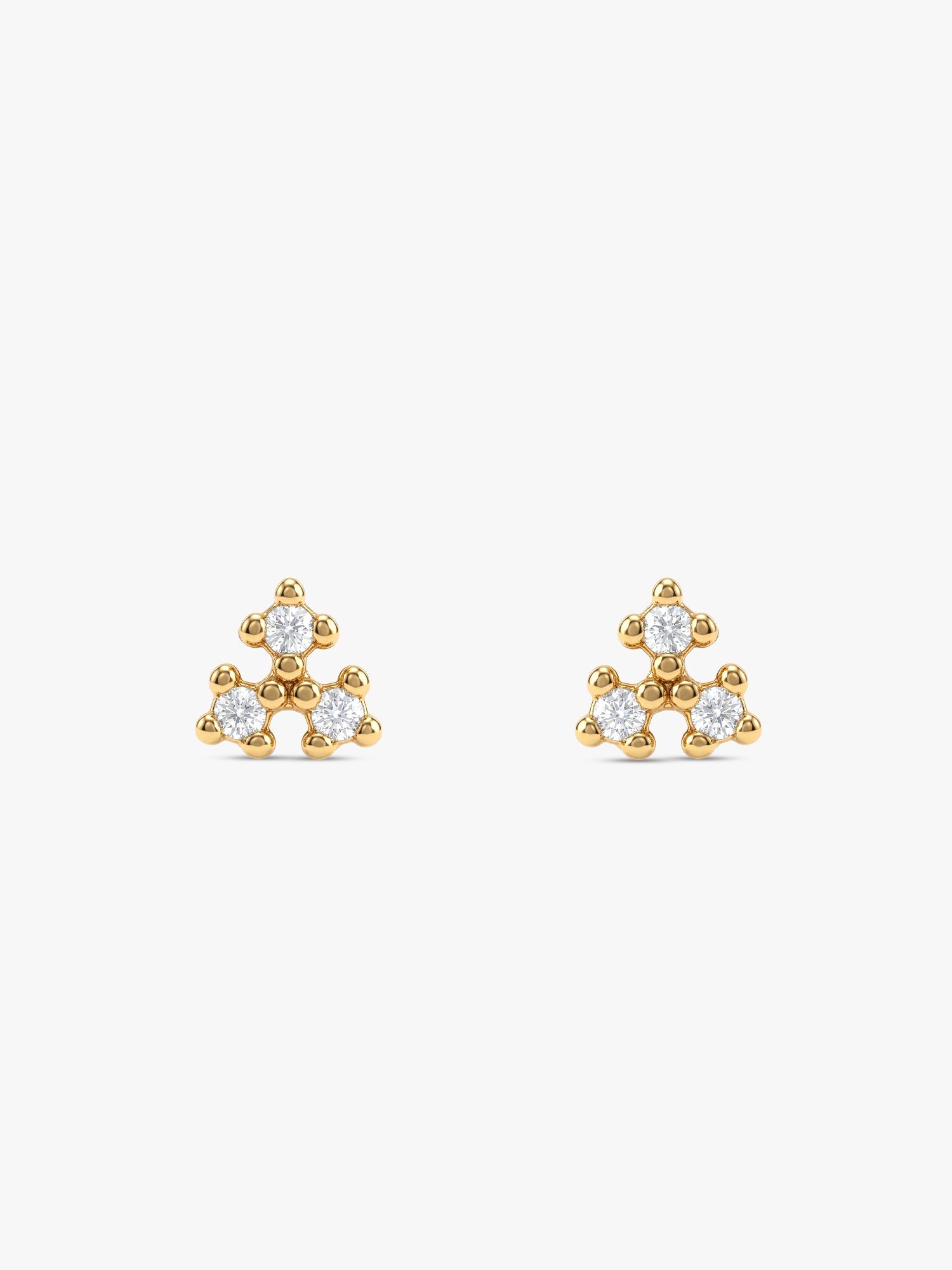 Golden Trielle Ear Piercings