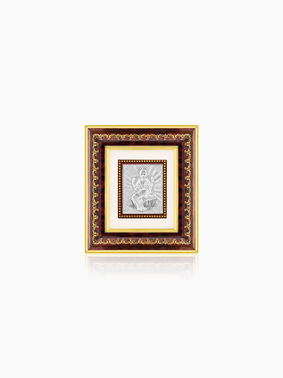 Silver Lakshmi Photo Frame