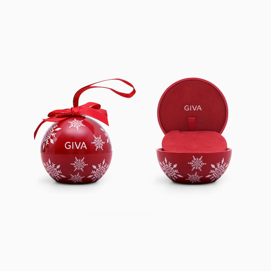 Red Bauble Gift Box for Pendant/Earrings (box only)