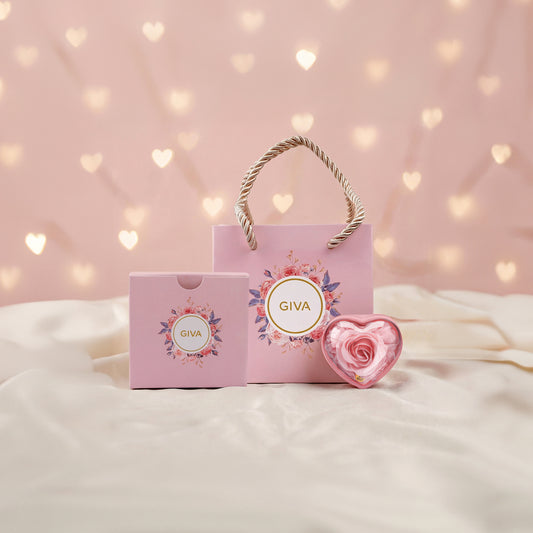 Forever Pink Rose Proposal Box