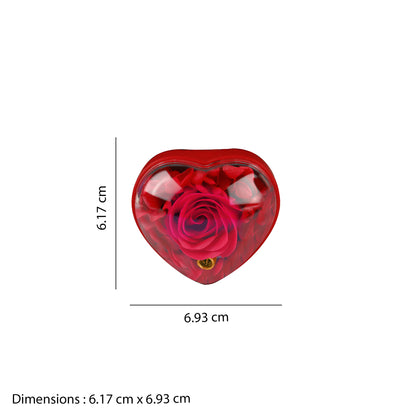 Forever Red Rose Proposal Box