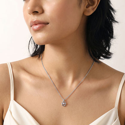 Silver Petal Muse Pendant (Without Chain)