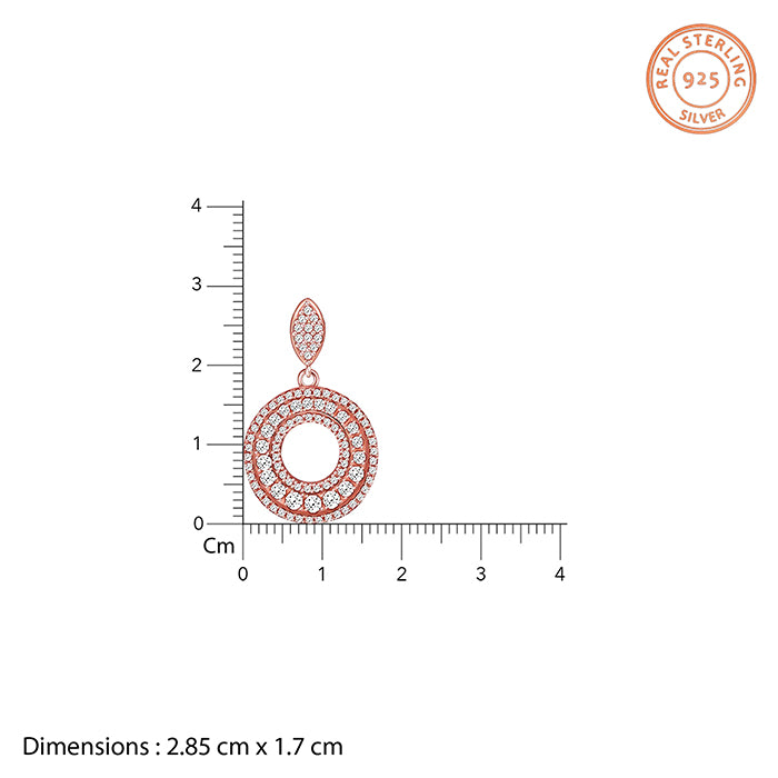 Rose Gold Classic Pendant (Without Chain)