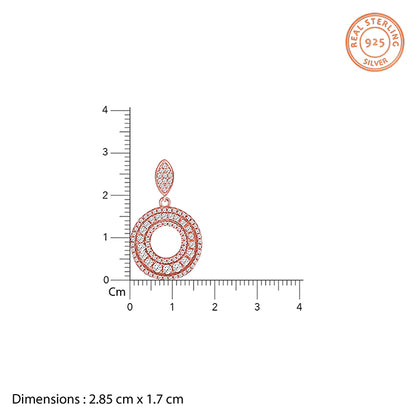 Rose Gold Classic Pendant (Without Chain)