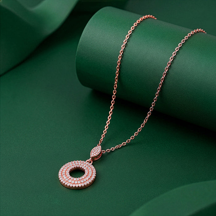 Rose Gold Classic Pendant (Without Chain)