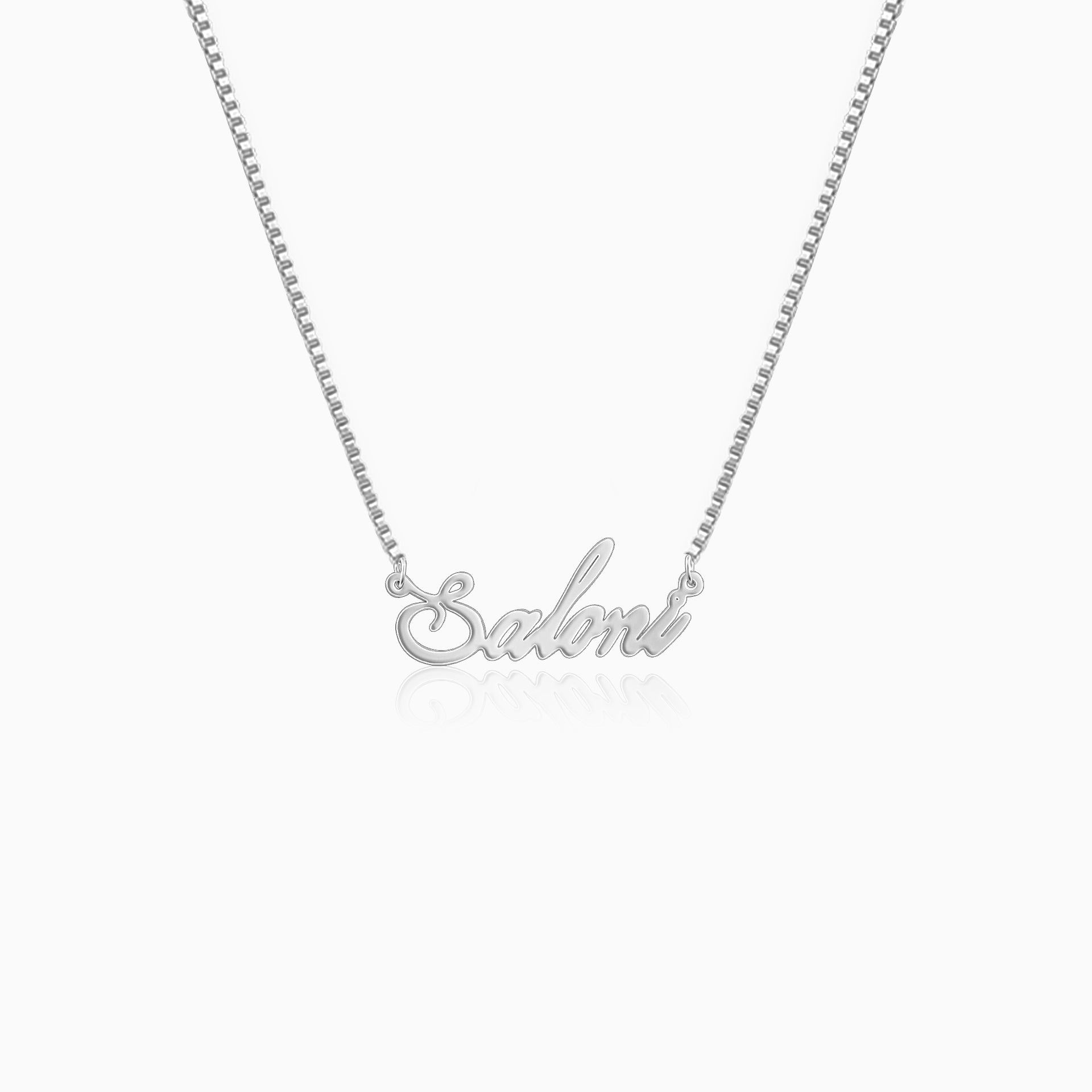 Silver Personalised Eternal Necklace – GIVA
