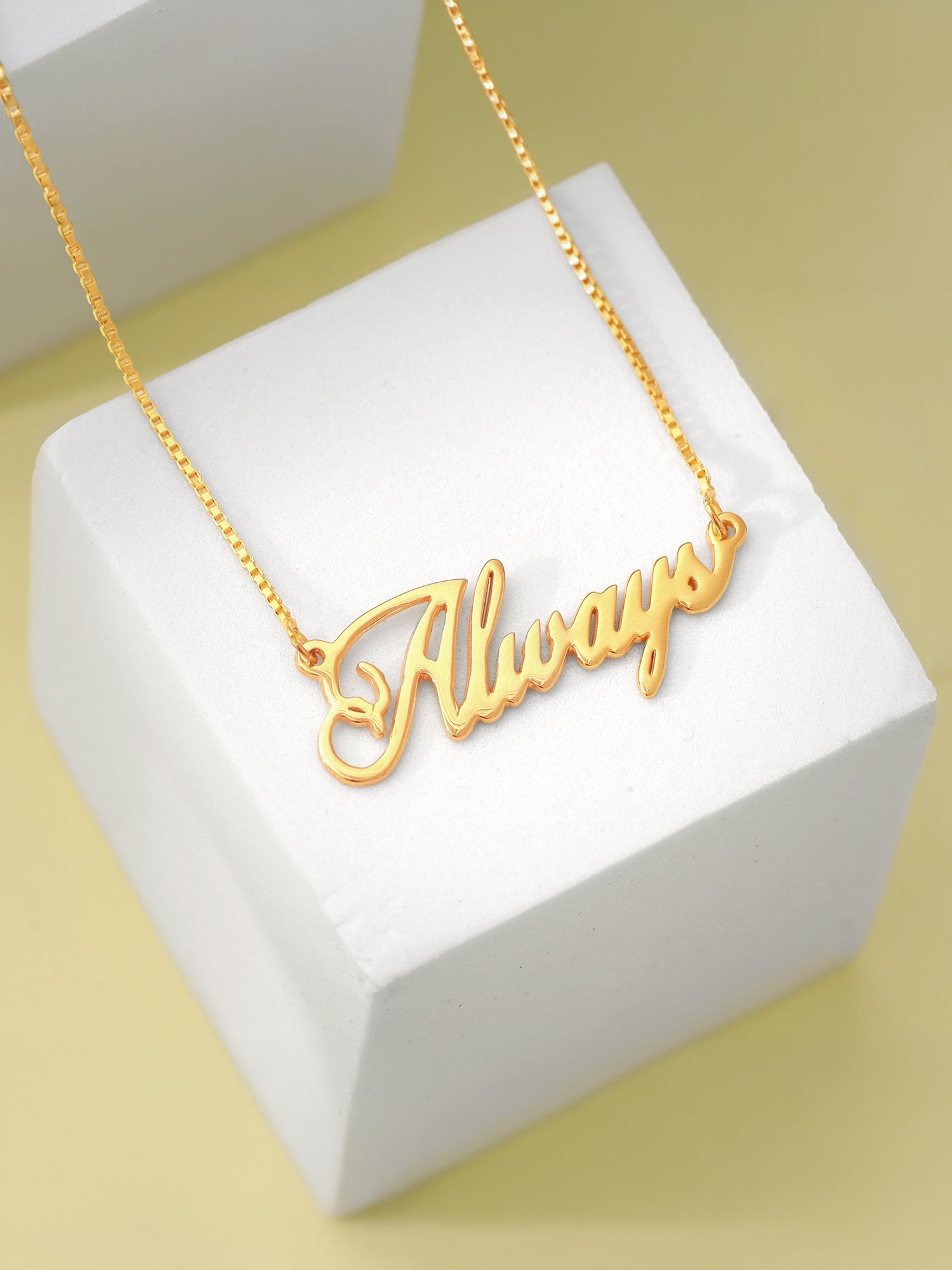 Silver Personalised Eternal Necklace