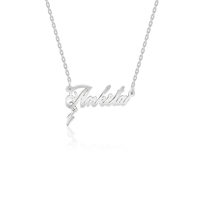 Silver Personalised Eternal Necklace