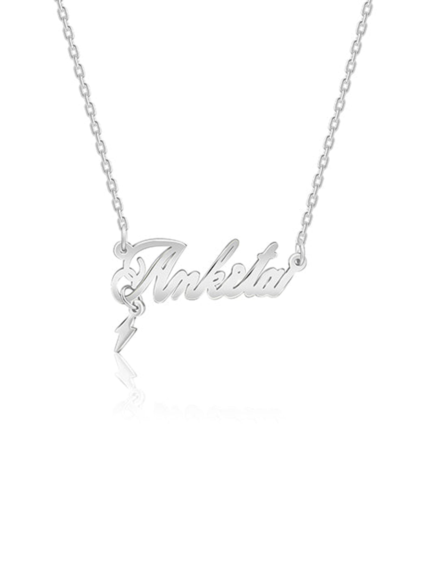 Silver Personalised Eternal Necklace