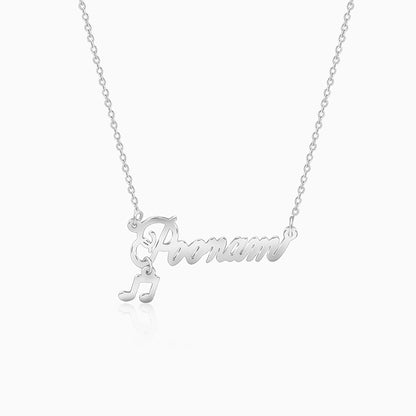 Silver Personalised Eternal Necklace