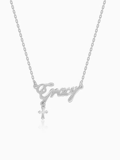 Silver Personalised Eternal Necklace