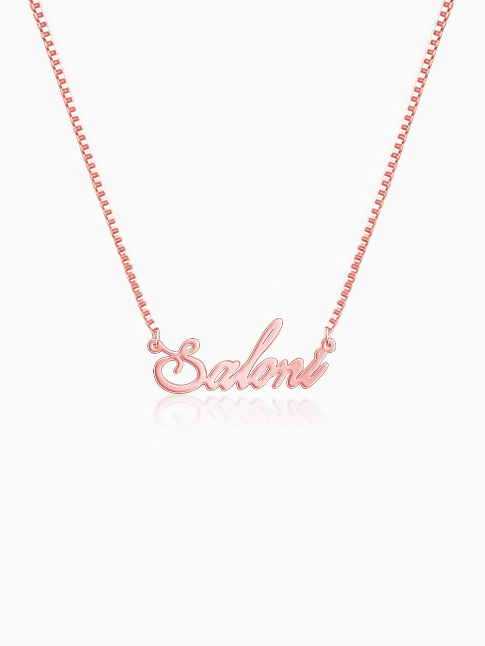 Rose Gold Personalised Eternal Necklace