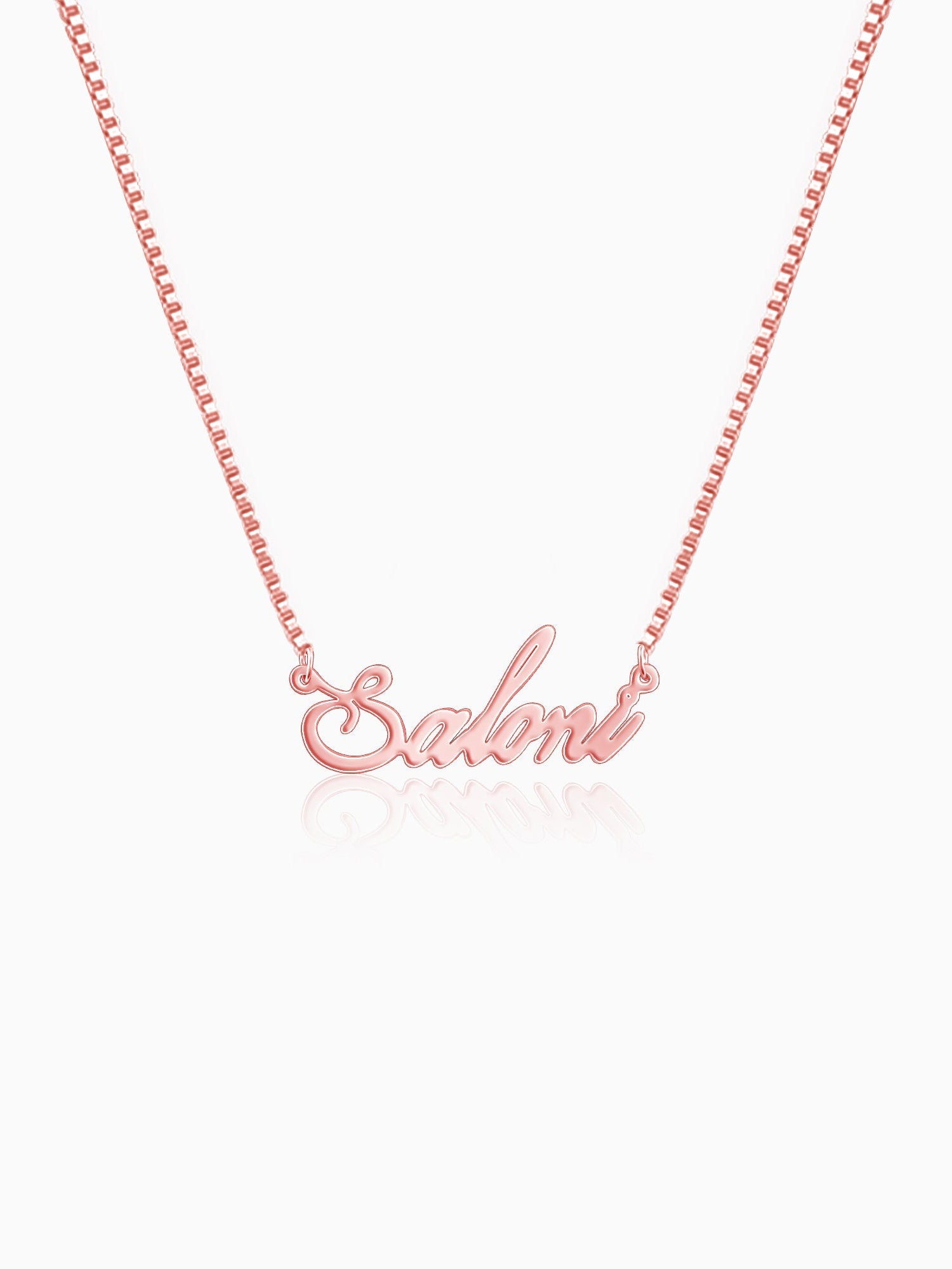 Rose Gold Personalised Eternal Necklace