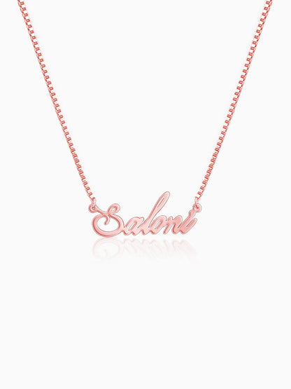 Rose Gold Personalised Eternal Necklace