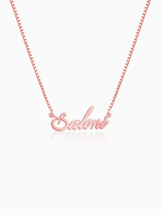 Rose Gold Personalised Eternal Necklace