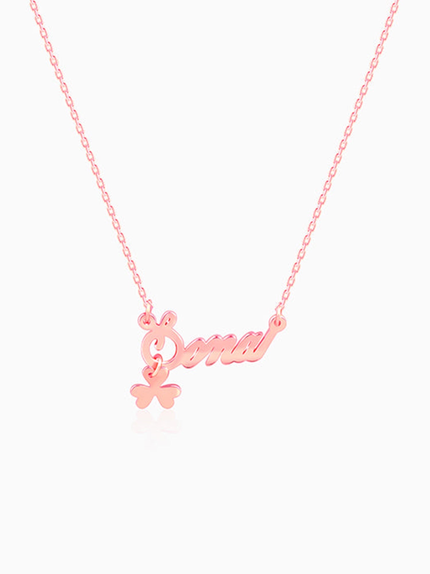 Rose Gold Personalised Eternal Necklace