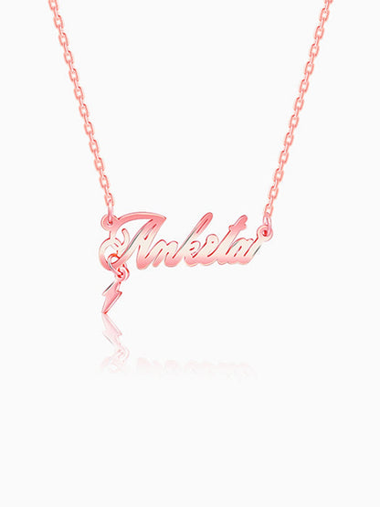 Rose Gold Personalised Eternal Necklace