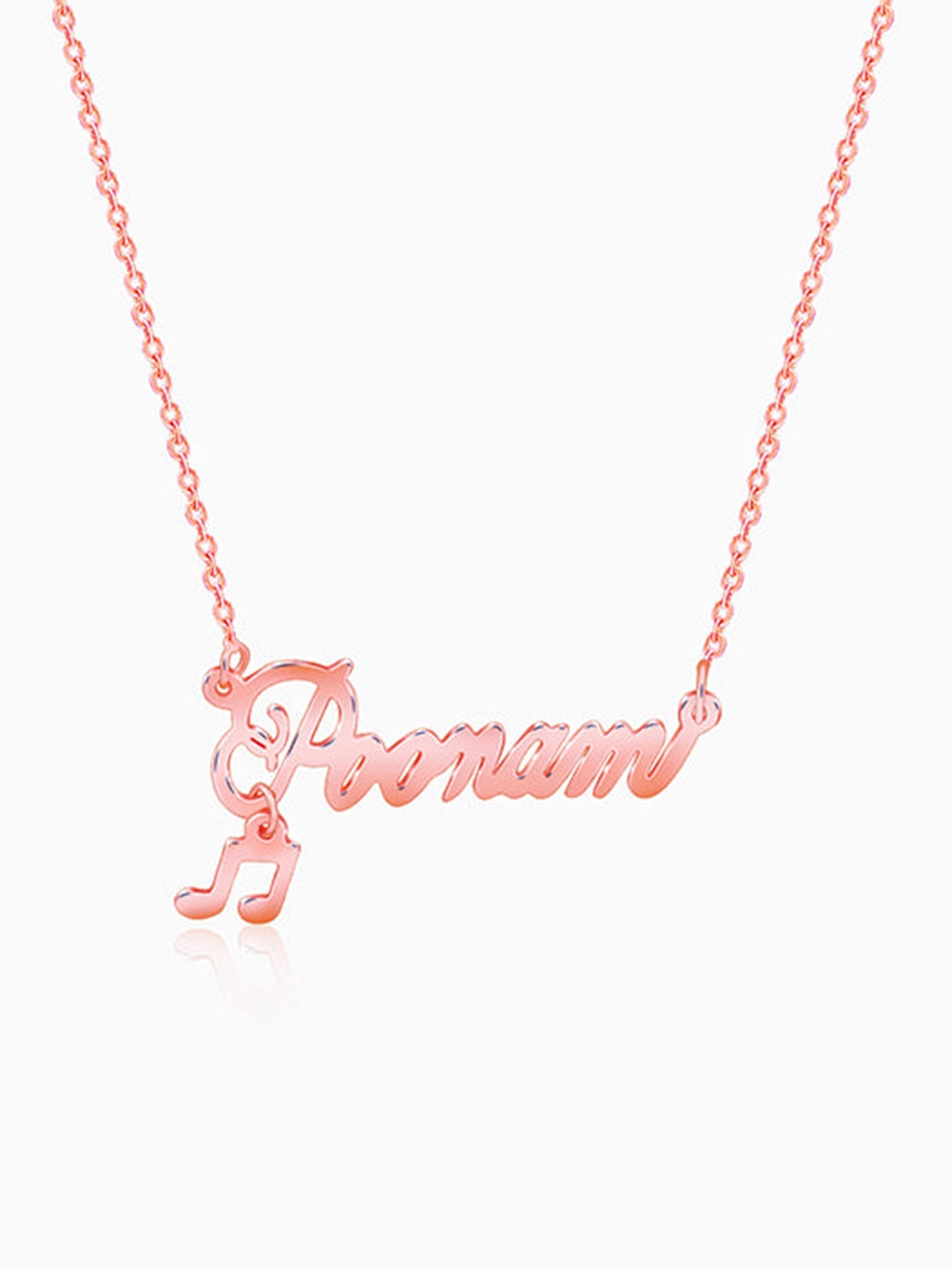 Rose Gold Personalised Eternal Necklace