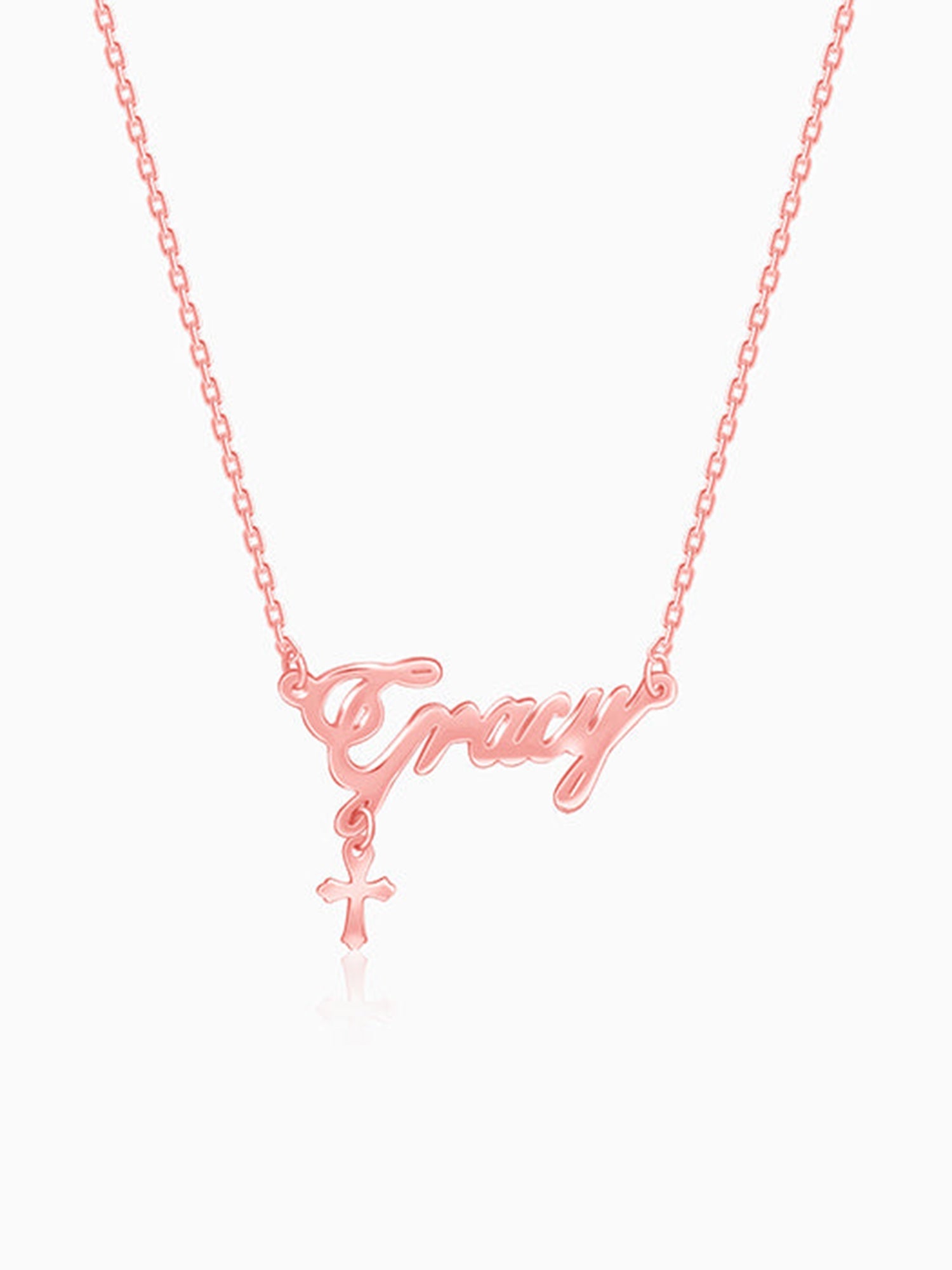 Rose Gold Personalised Eternal Necklace
