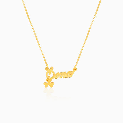 Golden Personalised Eternal Necklace - Main Image