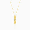 Golden Charming Double Sided Personalised Necklace