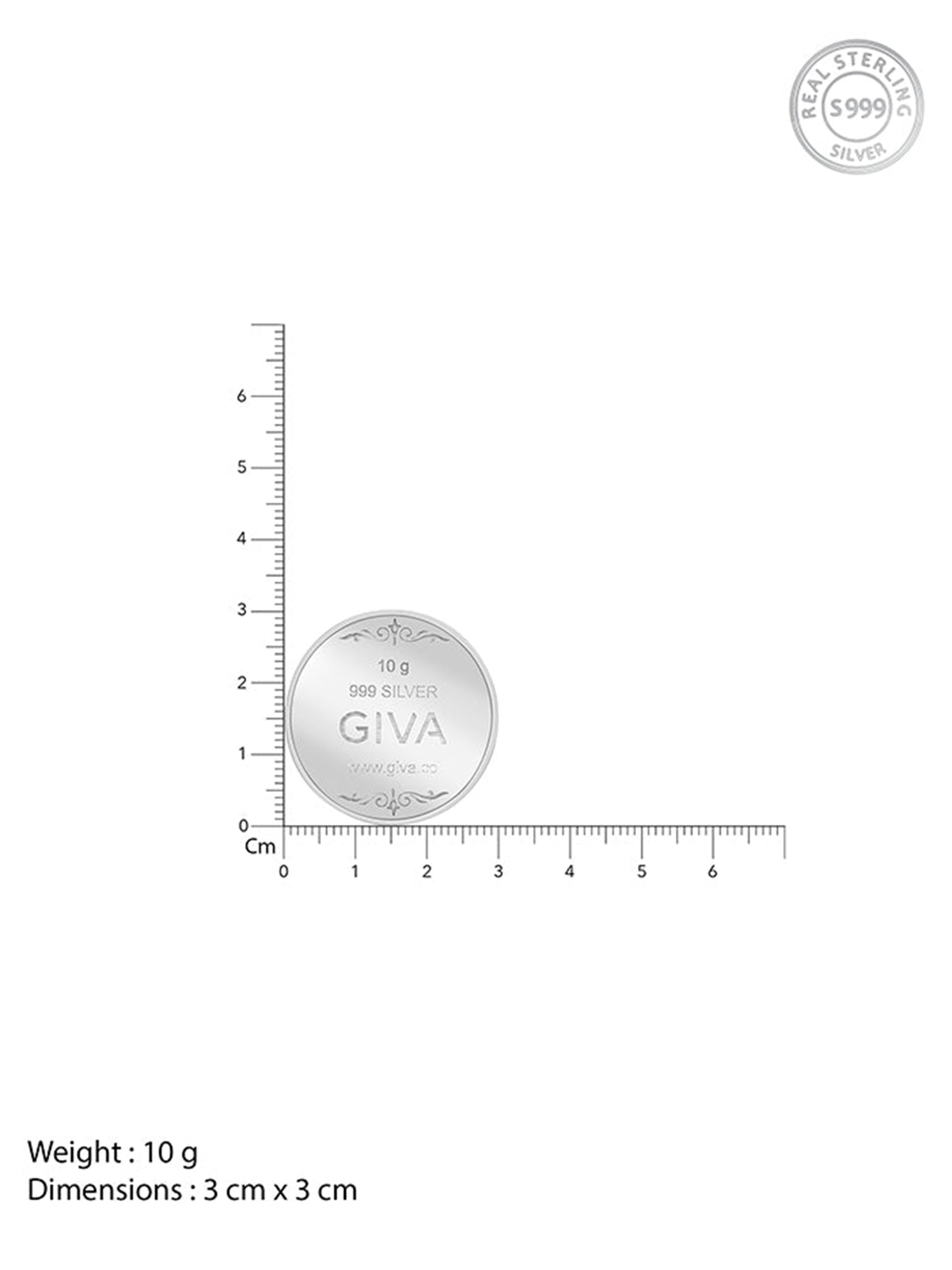 Personalised Silver 999 Khaas Sandesha Coin 10g