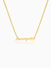 Golden Personalised Love Pendant