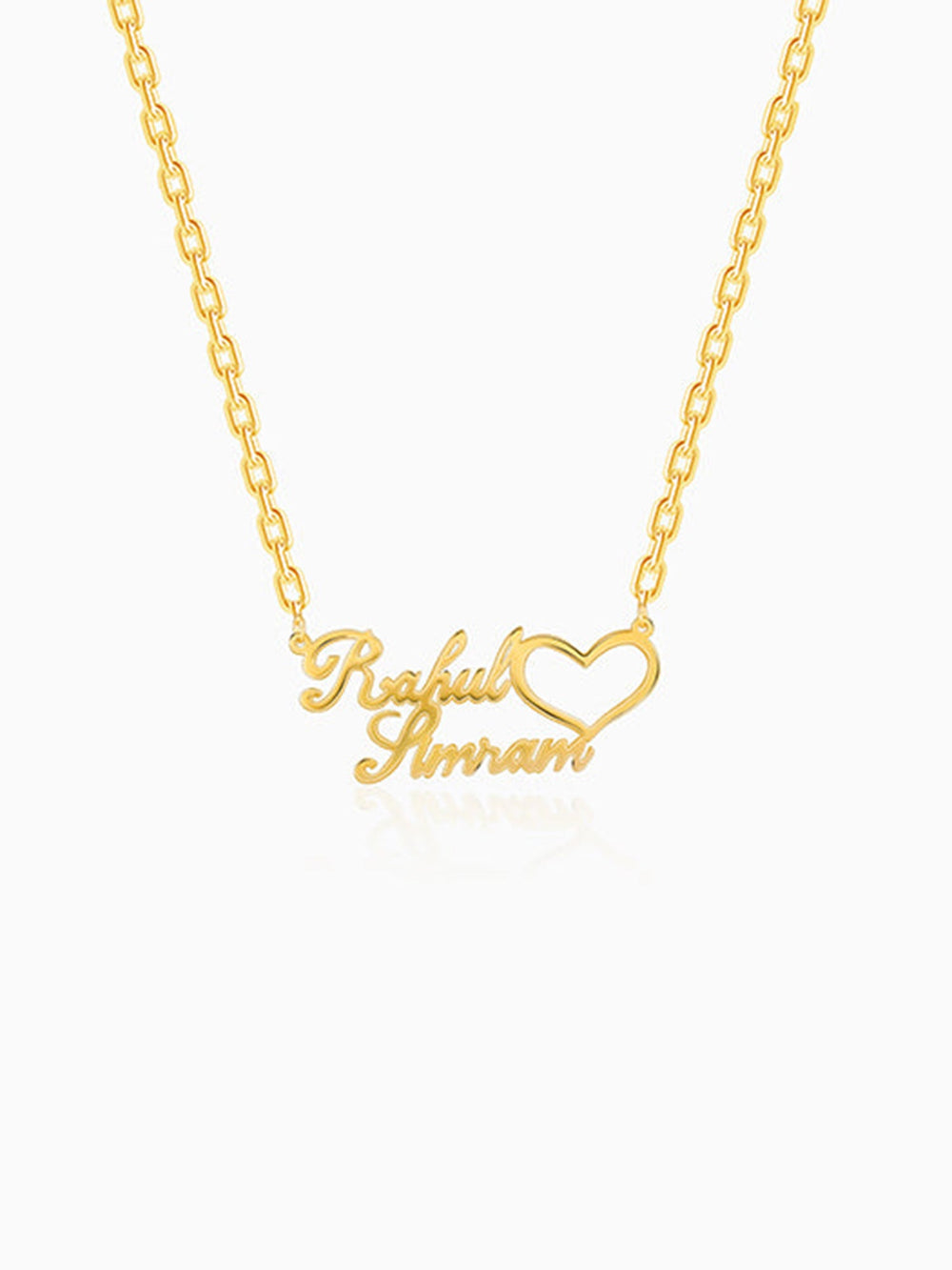 Golden Personalised Precious Sweetheart Pendant