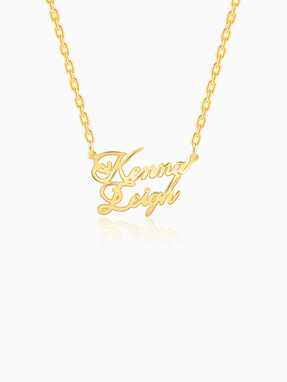 Golden Personalised Perfect Match Pendant