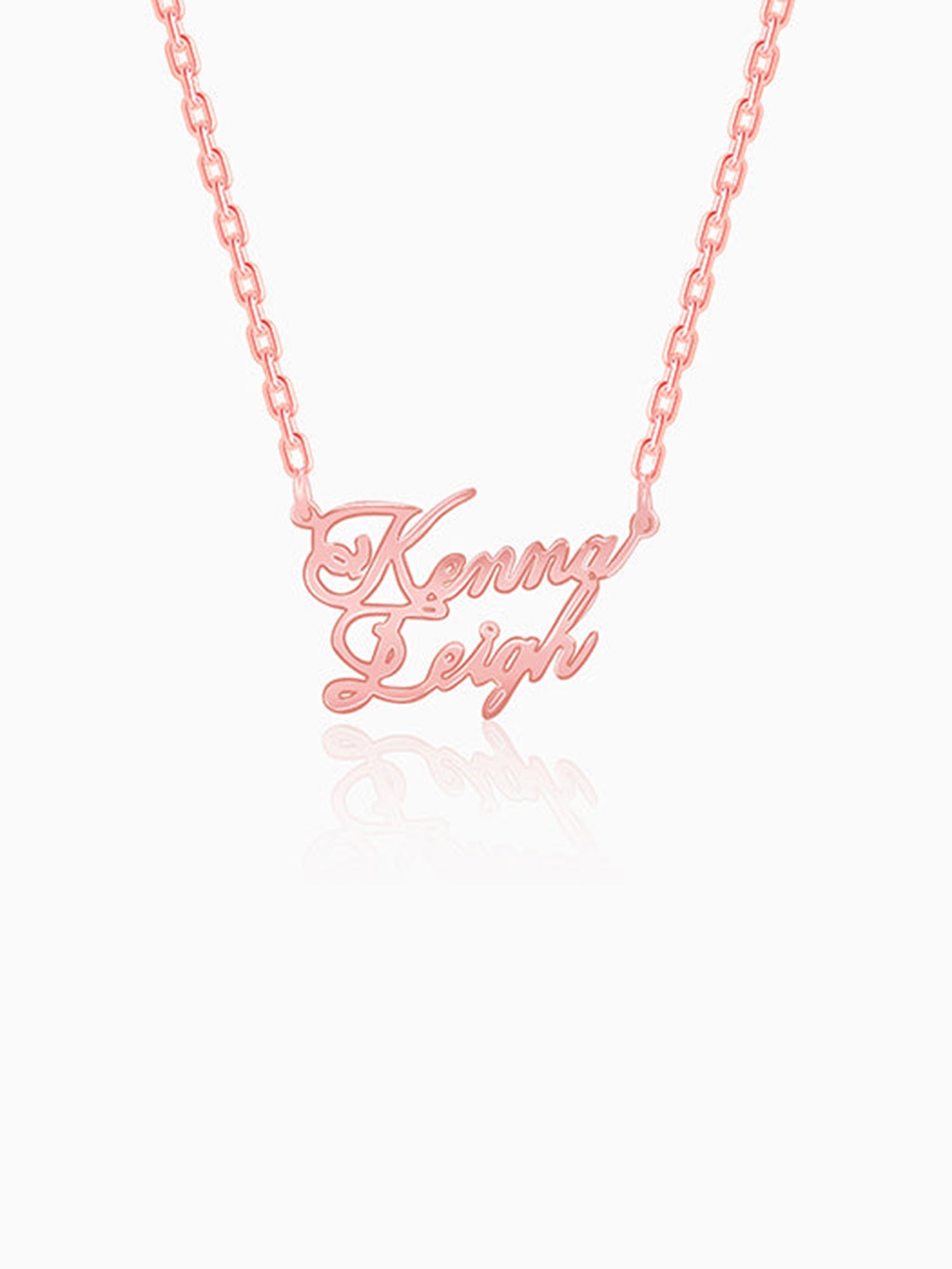 Rose Gold Personalised Perfect Match Pendant